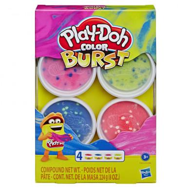 Play-Doh Kleuren Explosie met 4 Potjes Klei