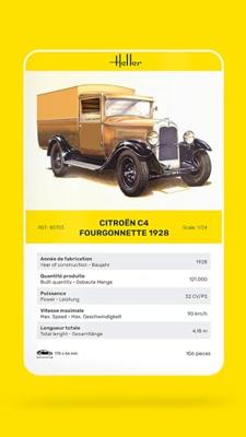 Heller 1/24 Citroen C4 Fourgonnette 1928