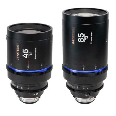 Laowa Proteus 2x Anamorphic bundel (45mm, 85mm) - Blue - Arri PL+EF