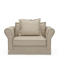 Rivièra Maison Loveseat 'Carlton' Oxford Weave, kleur Flanders Flax - thumbnail