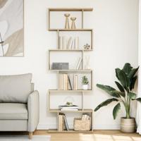 Kamerscherm / boekenkast 6-laags 70x24x193 cm hout sonoma eiken - thumbnail