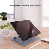 Notebook-standaard TooQ TQLRS0012-AL-G Aluminium - thumbnail