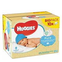Huggies Billendoekjes - Pure 99% Water - 560 doekjes - thumbnail