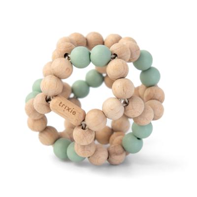 Trixie houten kralenbal mint