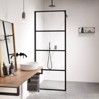 Sealskin SOHO inloopdouche A3 90x210cm mat zwart - thumbnail