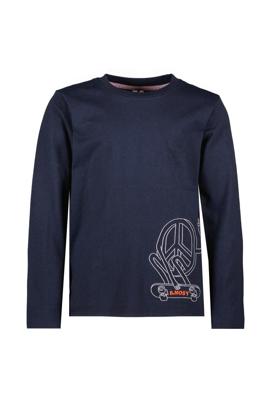 B.Nosy winter t-shirt jongens - navy blauw - Trevor - longsleeve