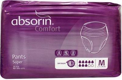 Absorin Comfort pants super maat M tot 105cm 18 Stuks Absorin Comfort pants super maat M tot 105cm 18 Stuks