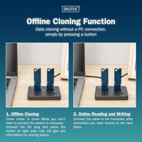 Digitus Digitus DA-71545-1 Stazione di docking per dischi con funzione di clonazione U USB-C dockingstation - thumbnail