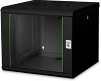 Digitus DN-19 09U-6/6-SW 19inch-wandkast (b x h x d) 600 x 509 x 600 mm 9 HE Zwart, Zwart (RAL 9005) - thumbnail