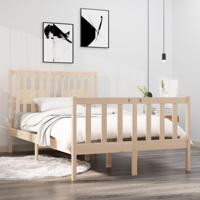 Bedframe massief hout 120x190 cm - thumbnail