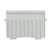 Scheidingsplaat kaartenbak han a6 dwars lichtgrijs | 5 stuks - thumbnail