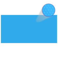 VidaXL Zwembadzeil rechthoekig 732 x 366 cm pe blauw - thumbnail