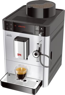 Melitta CAFFEO Passione - Automatisch koffiezetapparaat met cappuccinatore - 15 bar - zilver