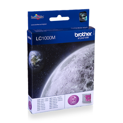 Brother Inktcartridge LC-1000M Origineel Magenta LC1000M