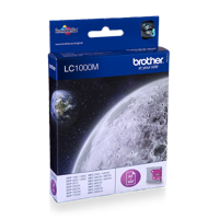 Brother inktcartridge, 400 pagina&apos;s, OEM LC-1000M, magenta - thumbnail