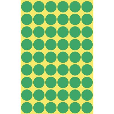 Etiket az 3143 rond 12mm groen 270stuks