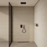 BWS Inbouw Plafondregendouche | Colorato | 30CM | met Handdouche | Mat Zwart | SET - thumbnail