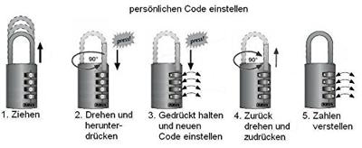 ABUS 29052 7 Hangslot Cijferslot