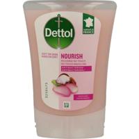 Dettol no touch handzeep Nourish, rozenwater en sheaboter, navulling van 250 ml - thumbnail