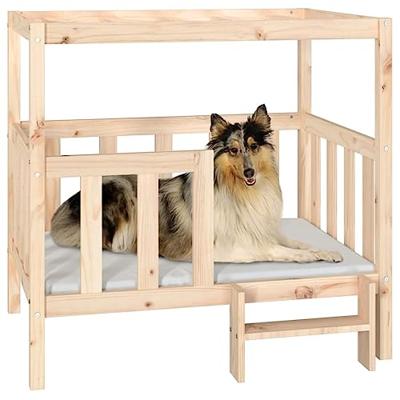 VidaXL Hondenmand 105,5x83,5x100 cm massief grenenhout
