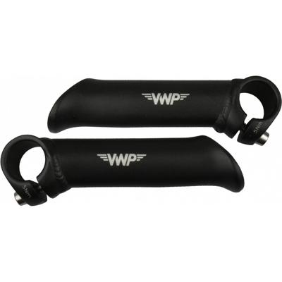 VWP bar-ends kort recht carbon/aluminium zwart
