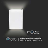 LED-wandlamp Vini wit 4W Up-Down warm-wit - thumbnail