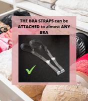 Magic siliconen bh bandjes doorzichtig - Transparante bh - Bra straps - thumbnail