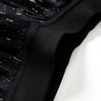 Kinderrokje met gelaagde ruches 104 zwart - thumbnail