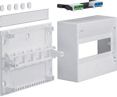 Hager GD110N GD110N Kleine verdeelkast Opbouw (op product), Opbouw (op muur) Inhoud: 1 stuk(s) Hager GD110N GD110N Kleine verdeelkast Opbouw (op product), Opbouw (op muur) Inhoud: 1 stuk(s)