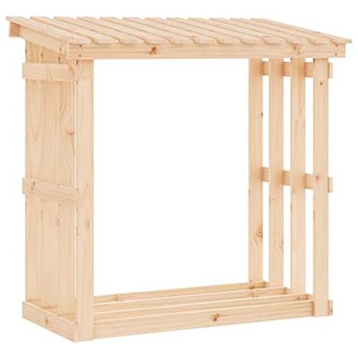VidaXL Haardhoutrek 108x64,5x109 cm massief grenenhout
