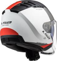 LS2 "of600 copter ii urbane" jethelm helmet of600 copt. ii urbane l white/red - thumbnail