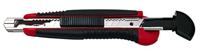 WEDO 78409 Wedo Profi-Cutter, AUTO-LOAD , 9 mm - nr. 78409 zwart/rood 1 stuk(s) - thumbnail