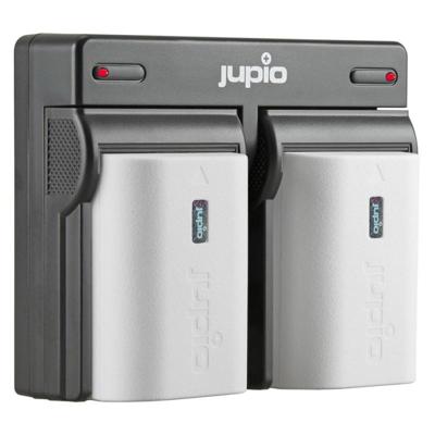 Jupio Kit: 2 x camera-accu LP-E6NH Ultra 2600mAh + USB Dual lader