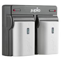 Jupio Kit: 2 x camera-accu LP-E6NH Ultra 2600mAh + USB Dual lader - thumbnail
