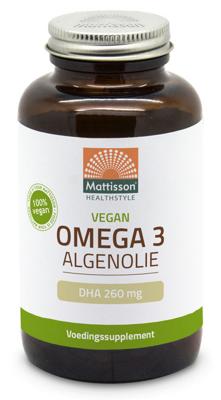 Mattisson HealthStyle Vegan Omega 3 Algenolie DHA 250mg Capsules Mattisson HealthStyle Vegan Omega 3 Algenolie DHA 250mg Capsules
