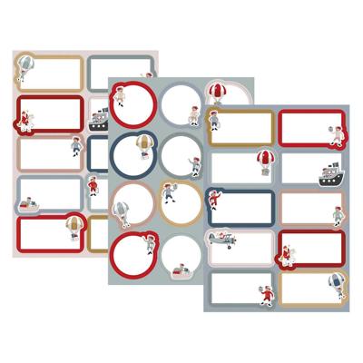 Haza Witbaard Cadeau etiketten sint & co.