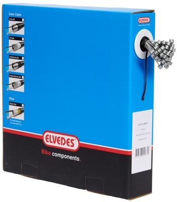 Elvedes achterrem binnenkabel 3000 mm tonnippel zilver 50 stuks