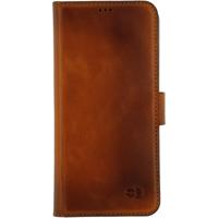 Senza Desire Leather Wallet Samsung Galaxy S8+ Burned Cognac - thumbnail