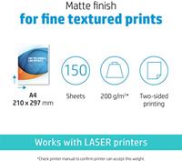 HP Professional 7MV80A Fotopapier DIN A4 200 g/m² 1 stuk(s) Mat - thumbnail