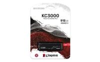 Kingston KC3000 512 GB M.2 SSD harde schijf PCIe NVMe 4.0 x4 SKC3000S/512G - thumbnail