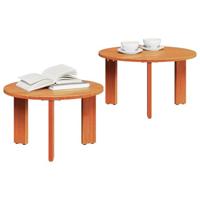 Koffietafel Set 2 pcs Wasbruin 47.5 x 47.5 x 27 cm - thumbnail
