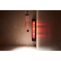 Sunshower Combi Mat Zwart UV en Infrarood Opbouwapparaat 29x144x22.8 cm Aluminium Mat Zwart Sunshower - thumbnail