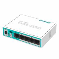 Mikrotik hEX lite bedrade router Wit - thumbnail