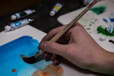 Bruynzeel Van gogh blok met aquarelverfpapier 12v 300g formaat 24x32mm