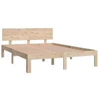 Bedframe massief hout 135x190 cm - thumbnail