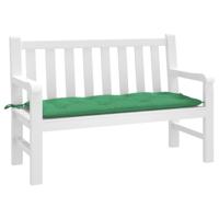 VidaXL Tuinbankkussen 120x50x7 cm oxford stof groen - thumbnail