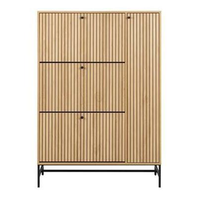 Bendt Schoenenkast 'Davon' Eikenlook, 140 x 99cm Bendt Schoenenkast 'Davon' Eikenlook, 140 x 99cm