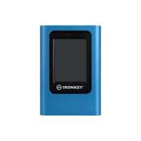 Kingsong IronKey Vault Privacy 80 960 GB Externe harde schijf (3,5 inch) USB-C Blauw IKVP80ES/960G - thumbnail