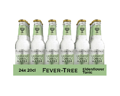 Fever Tree elderflower tonic (24x 20cl)