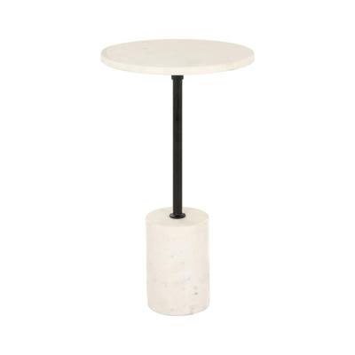 Richmond Ronde Bijzettafel 'Misty' Marmer, 30cm